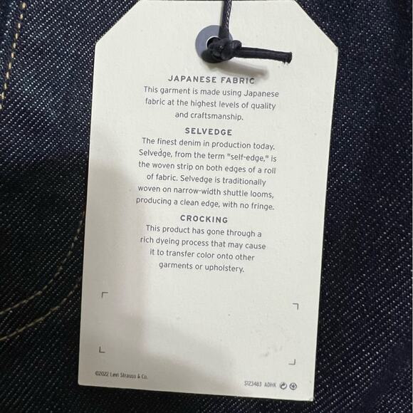 Levi’s JAPANESE SELVEDGE HIGH RISE BOYFRIEND JEANS - Picture 12 of 16